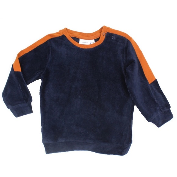 NAME IT Baby Boy Dark Sapphire ORGANIC Cotton Long - Picture 1 of 1